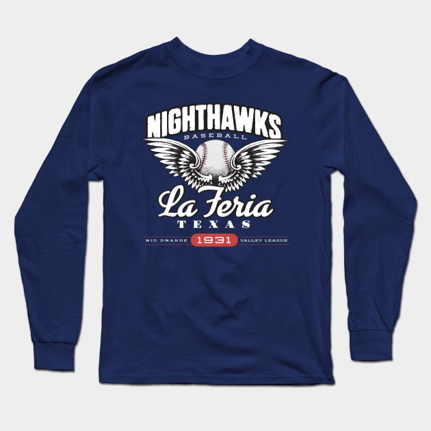 La Feria Nighthawks Long Sleeve T-Shirt by MindsparkCreative